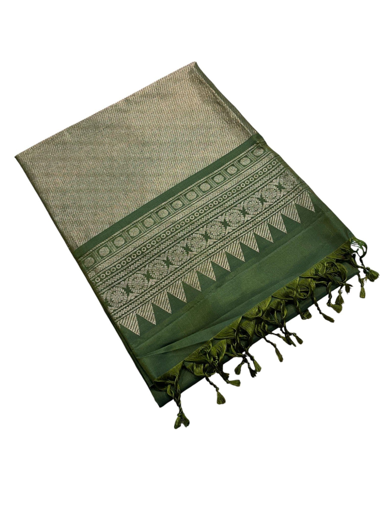 Black Kalyani Cotton Saree - alternate view