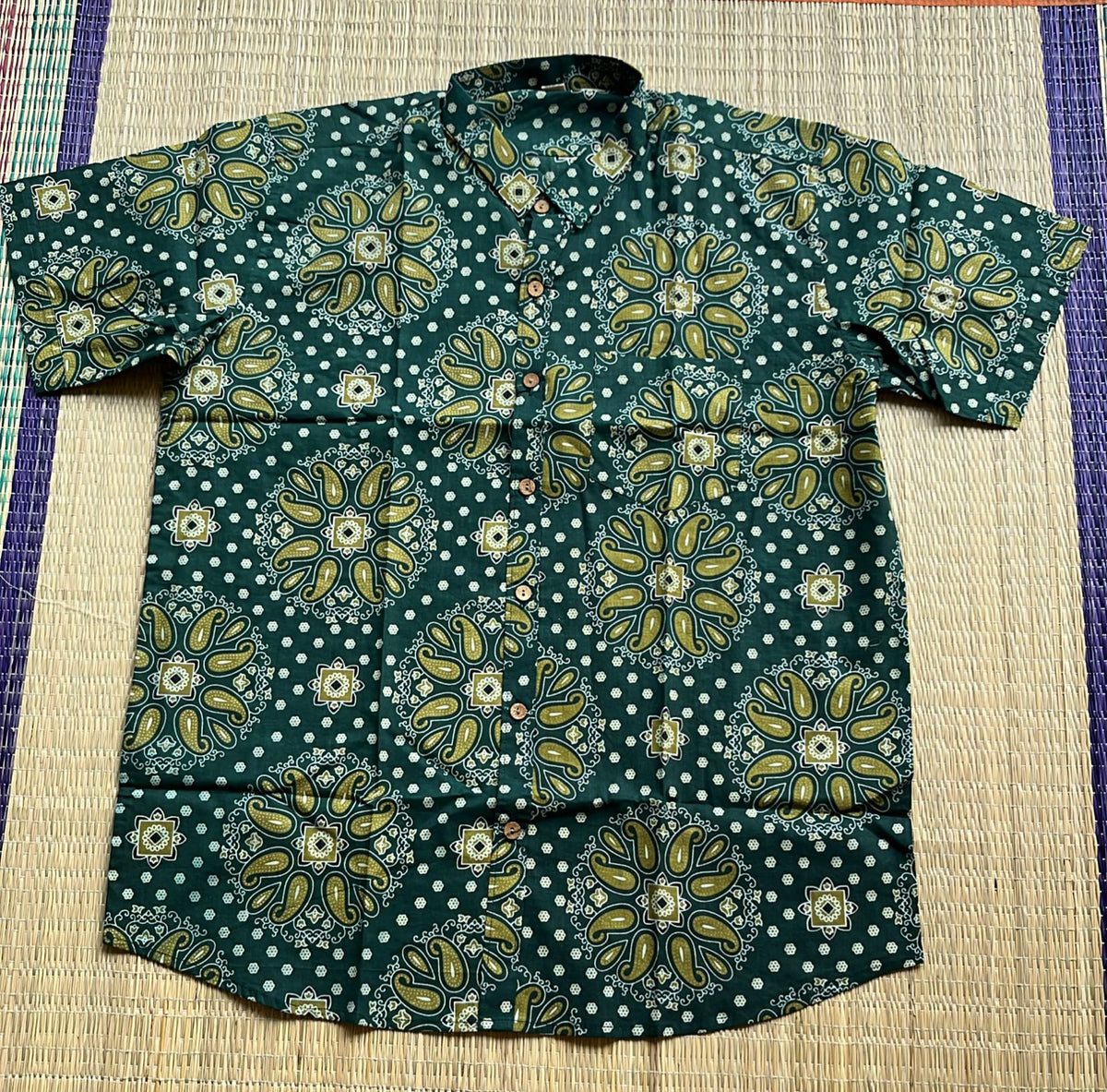 Chikankari Short Kurta - Navy Blue - alternate view