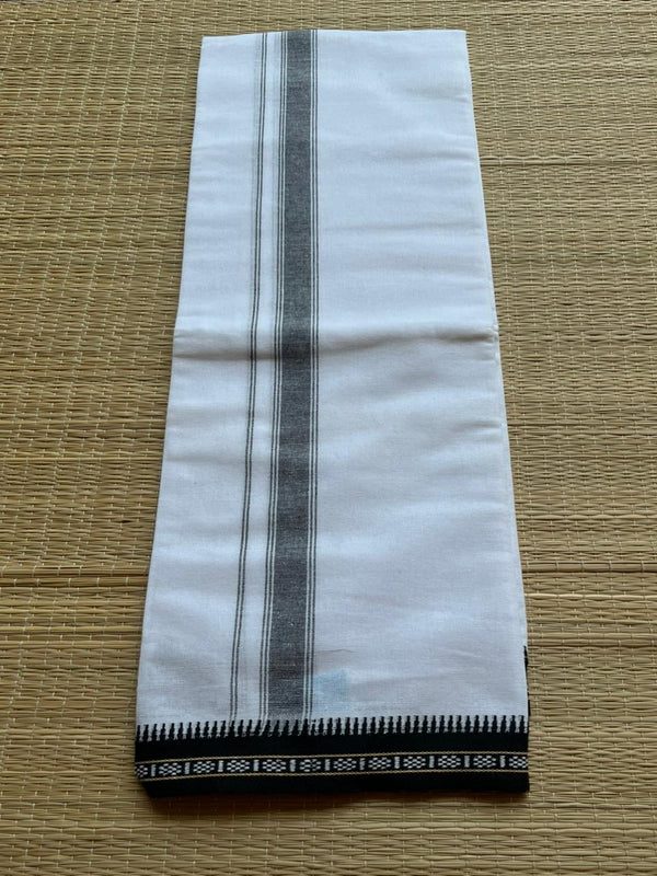 Single Dhothi with Black Border SL233 thumbnail 2