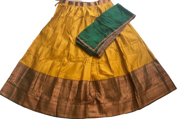 Semi Stitched Dhavani Set SL276 - alternate view