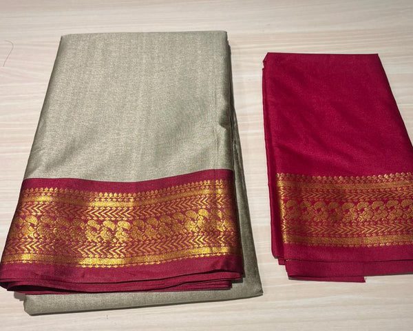 Southloom Semi Silk Narayanpet Saree SL265 thumbnail 3