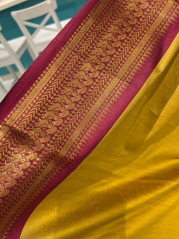 Southloom Semi Silk Narayanpet Saree SL265 thumbnail 3