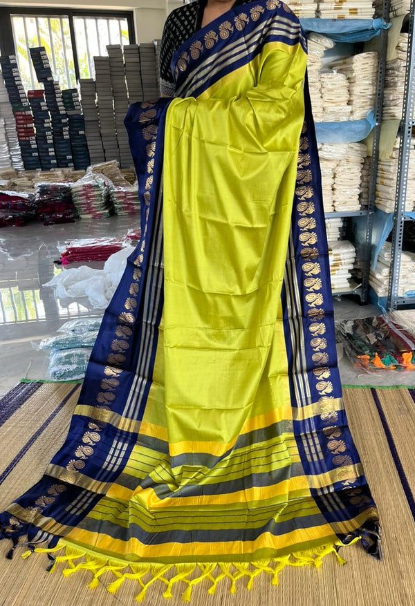 Semi Silk Zari Woven Border Saree SL277 - alternate view