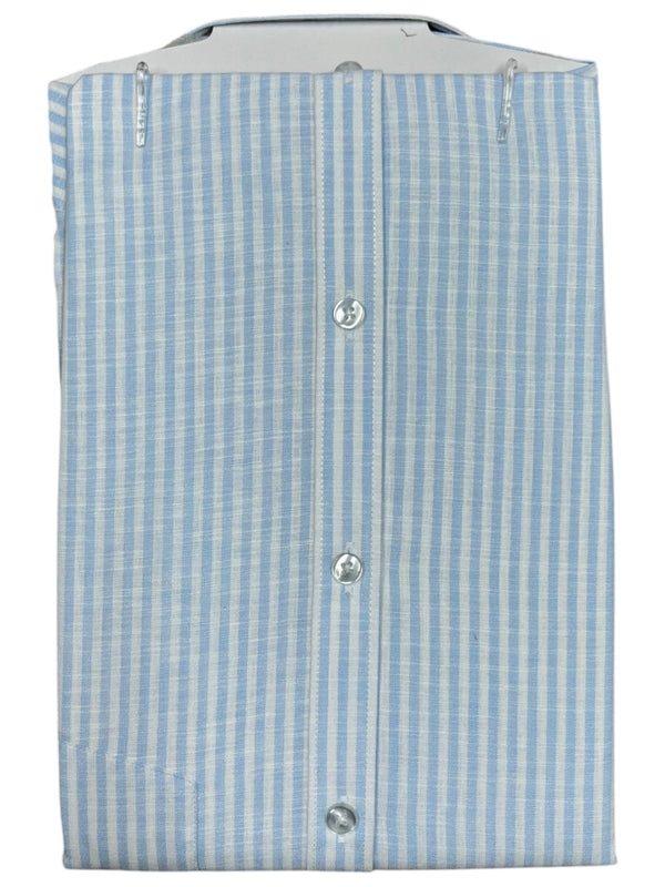 Southloom Pure Cotton Blue Lines Shirt SLSHIRT 42FS - alternate view