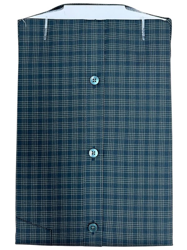 Southloom Pure Cotton Green Check Shirt SLSHIRT 42HS - alternate view