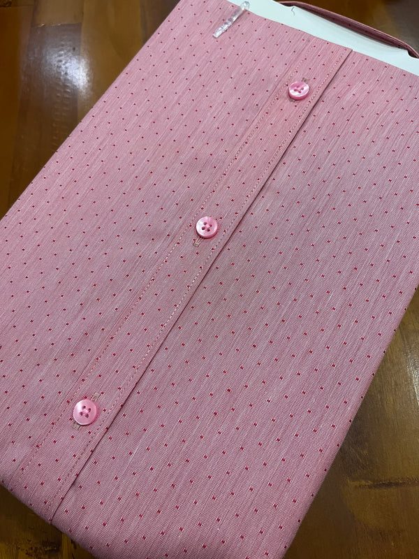Pure Cotton Onion Pink Printed Shirt SLSHIRT 46 HS - alternate view