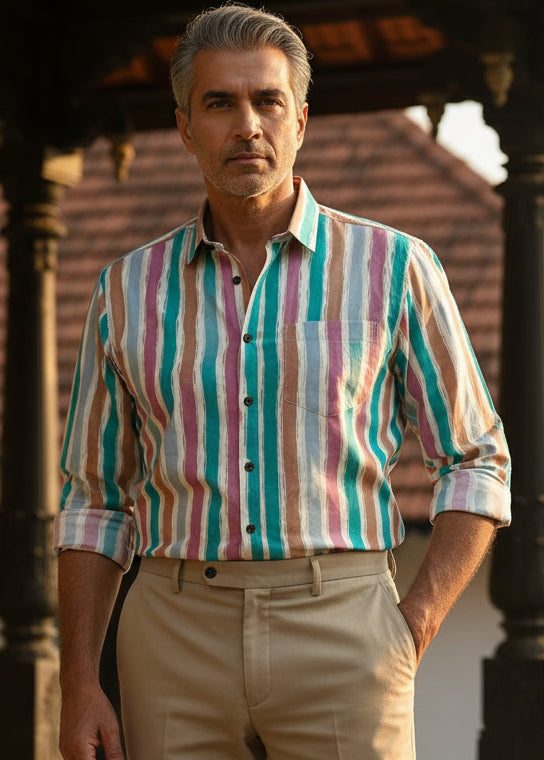 Cotton Printed Full Sleeve Shirt SL234 - alternate view