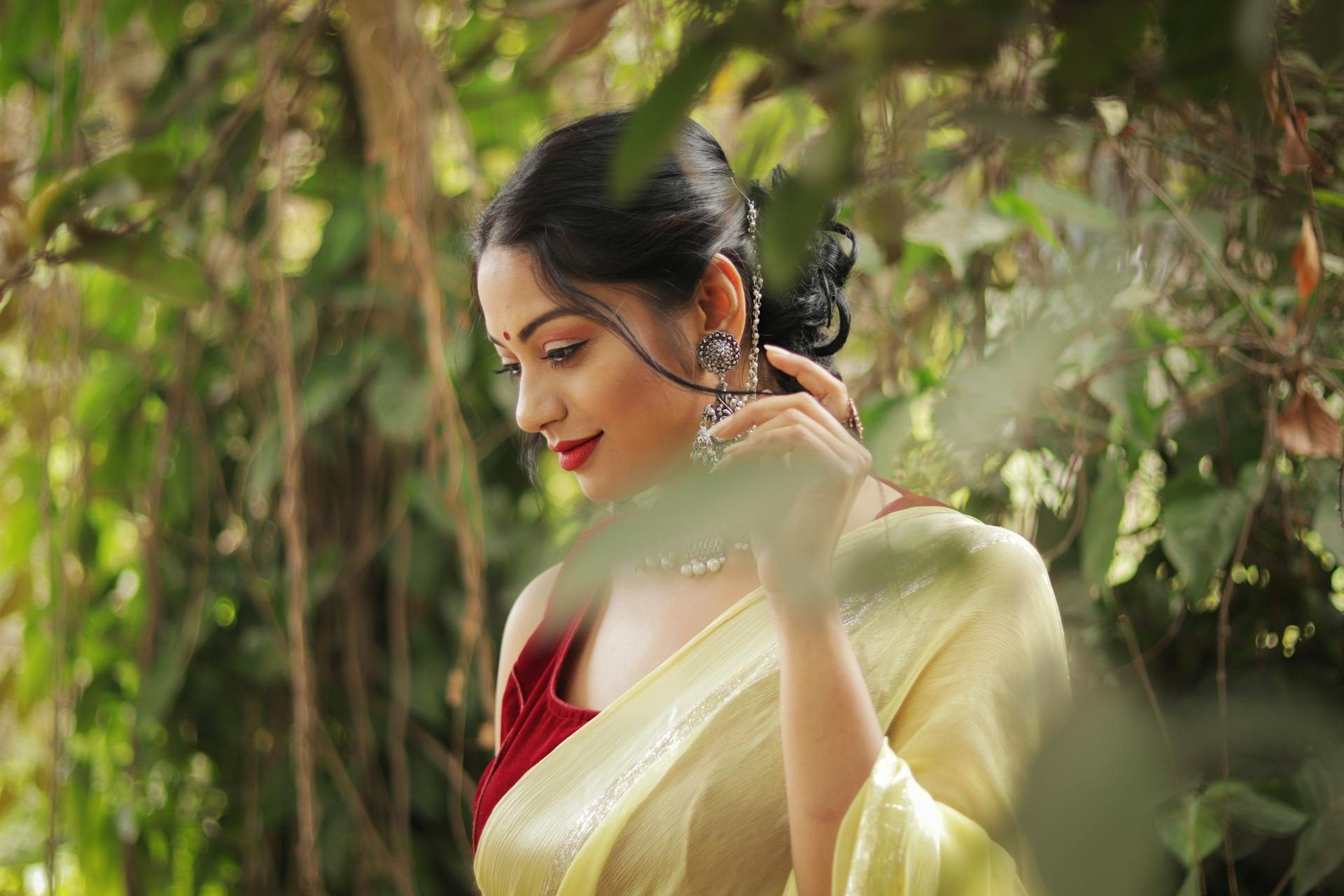 Yellow Silk Saree - Festive Collection