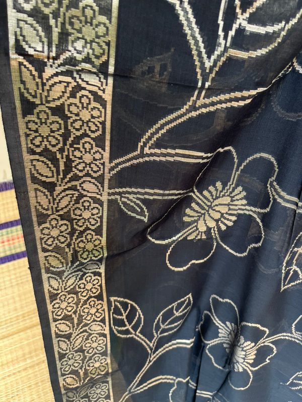 Banarasi Semi Silk Saree with Woven Work